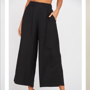 Black Gaucho Pants